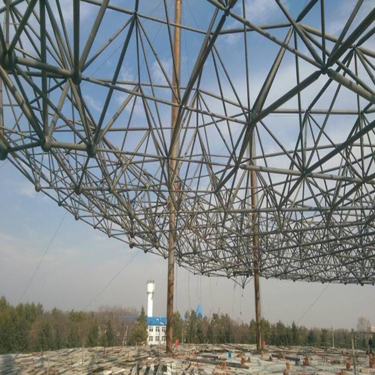 鹤岗球形网架钢结构施工方案